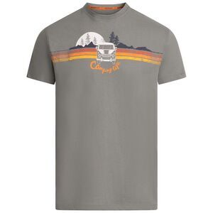 Trespass Mens Cromer II Printed Casual T-Shirt / Pond Blue